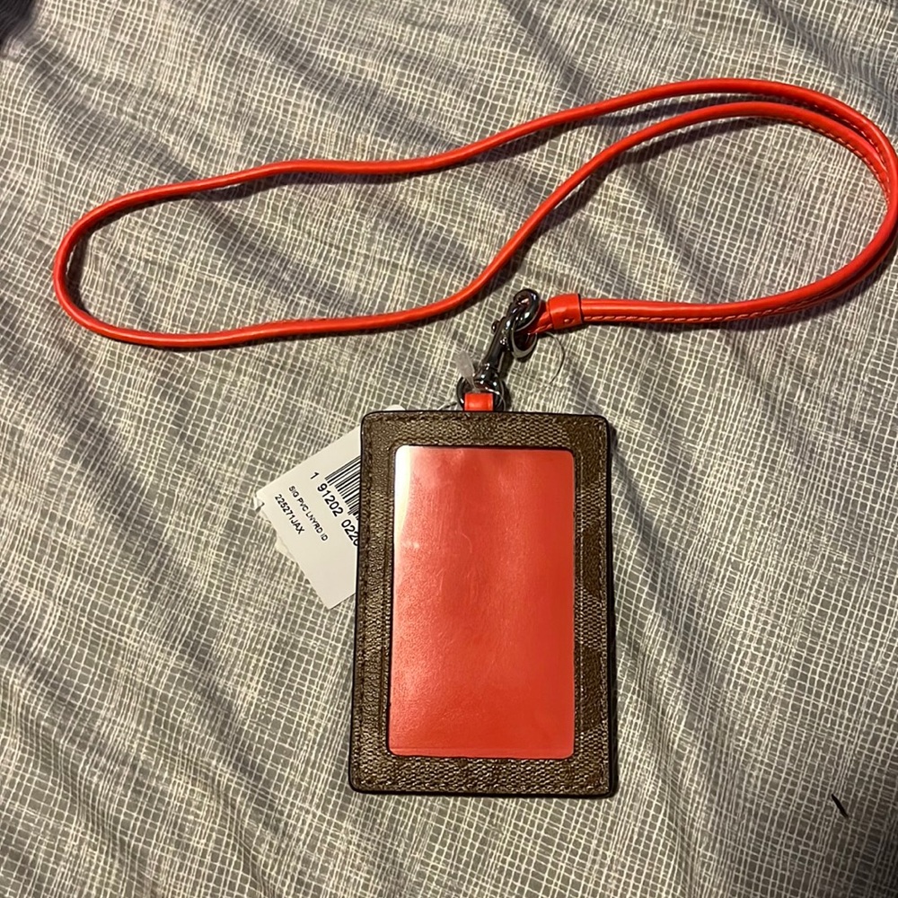 NWT coach lanyard